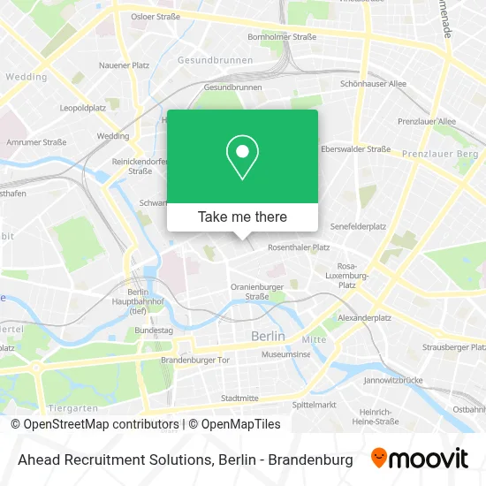 Ahead Recruitment Solutions map