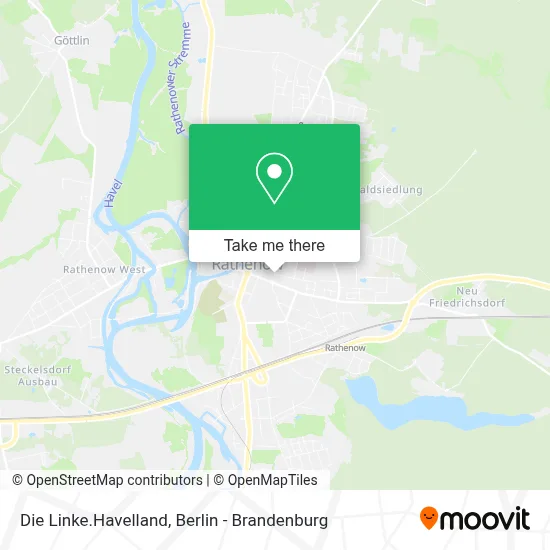 Die Linke.Havelland map