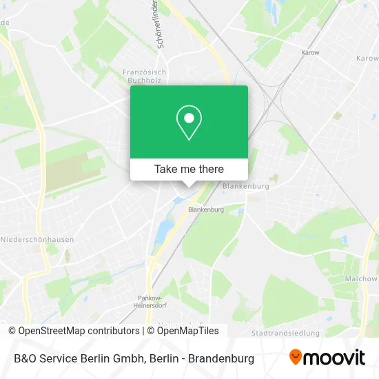 B&O Service Berlin Gmbh map