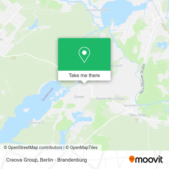 Creova Group map