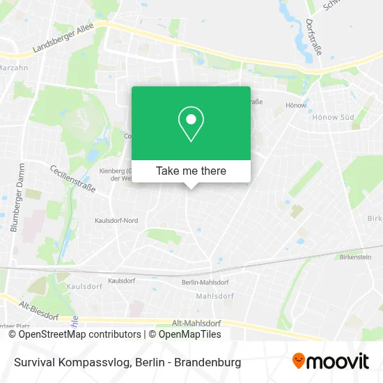 Survival Kompassvlog map