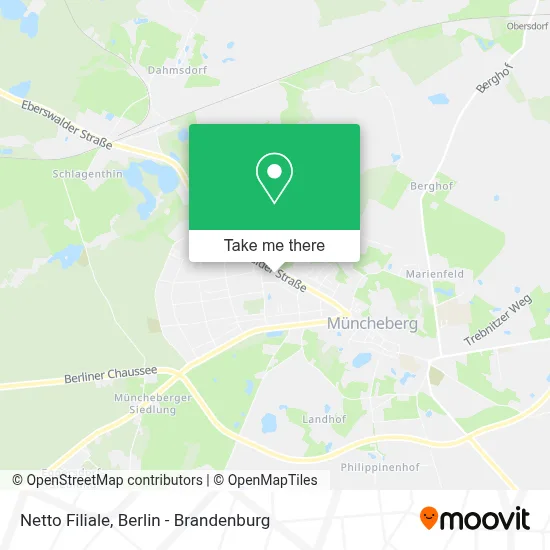 Netto Filiale map
