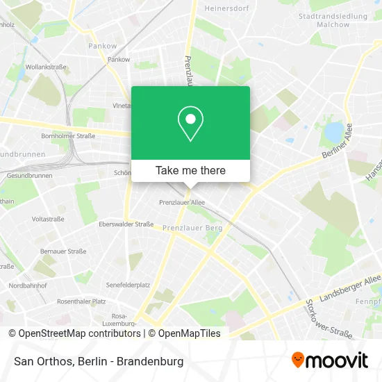 San Orthos map