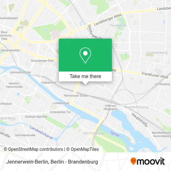 Jennerwein-Berlin map
