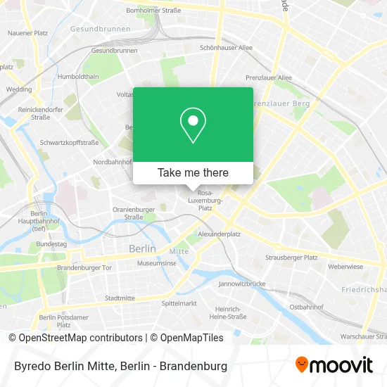 Byredo Berlin Mitte map