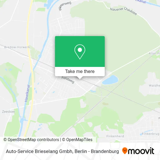 Auto-Service Brieselang Gmbh map