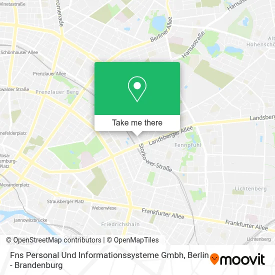 Fns Personal Und Informationssysteme Gmbh map
