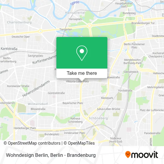 Wohndesign Berlin map