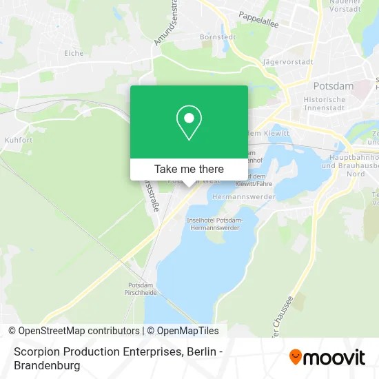 Scorpion Production Enterprises map