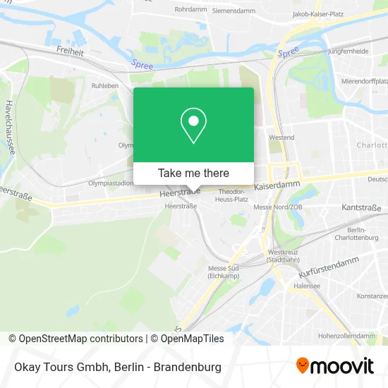 Okay Tours Gmbh map