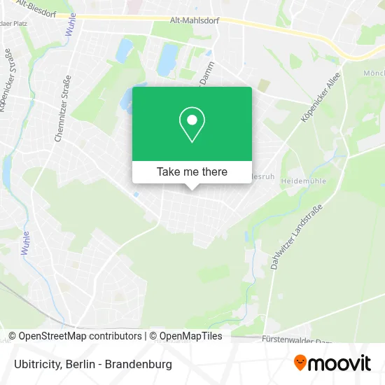Ubitricity map