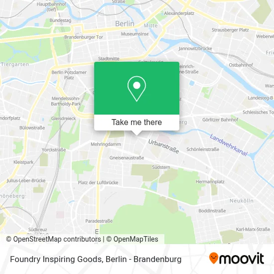 Foundry Inspiring Goods map