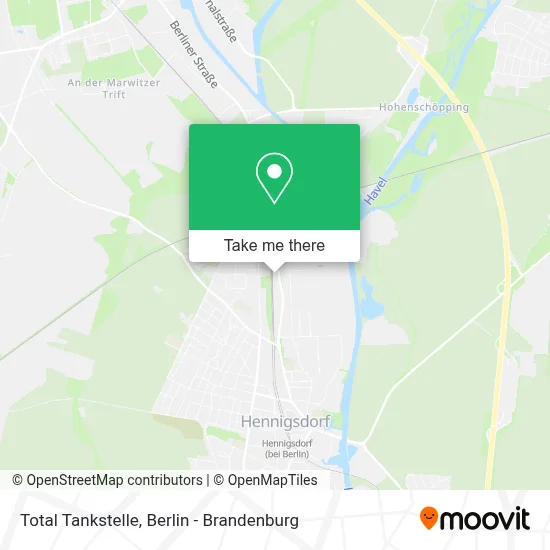 Total Tankstelle map