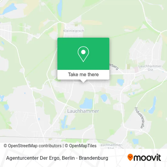 Agenturcenter Der Ergo map