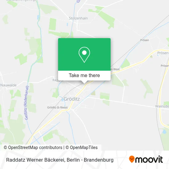 Raddatz Werner Bäckerei map