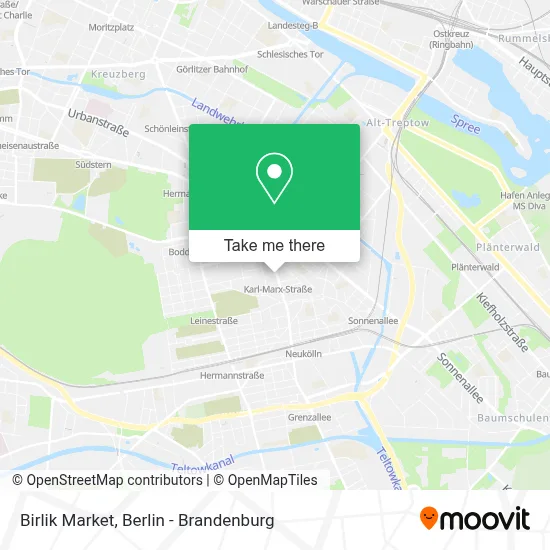 Birlik Market map