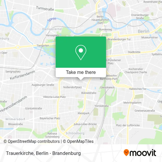 Trauerkirche map