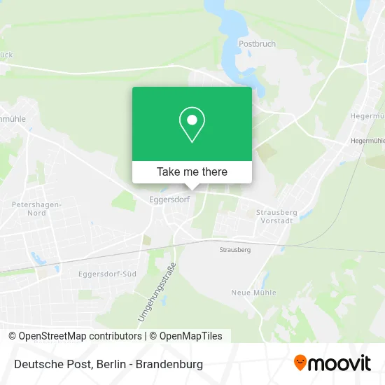 Deutsche Post map