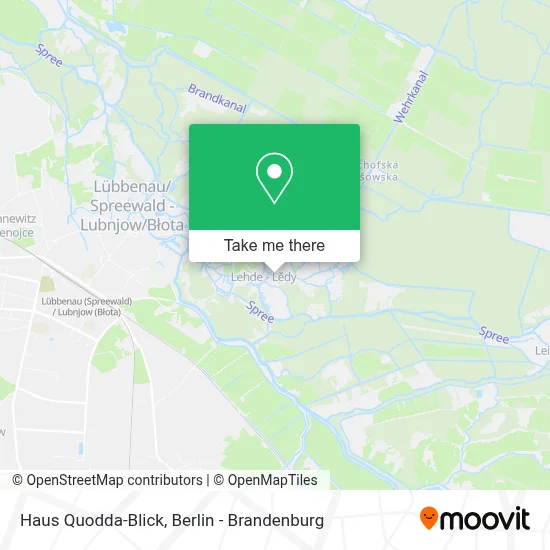 Haus Quodda-Blick map