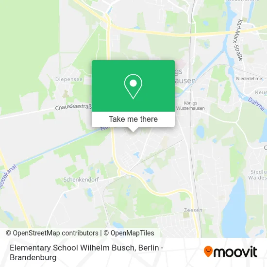 Elementary School Wilhelm Busch map