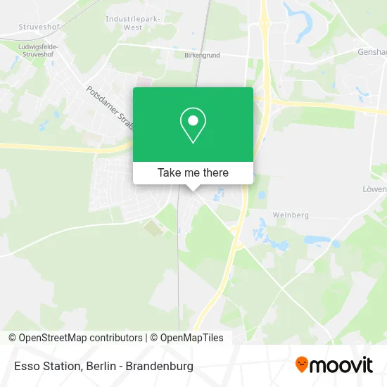 Esso Station map