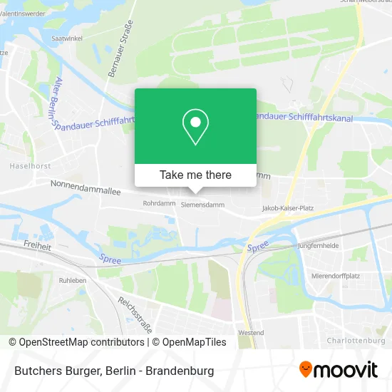Butchers Burger map