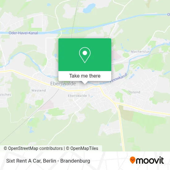 Sixt Rent A Car map