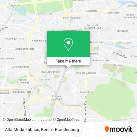 Alta Moda Fabrics map