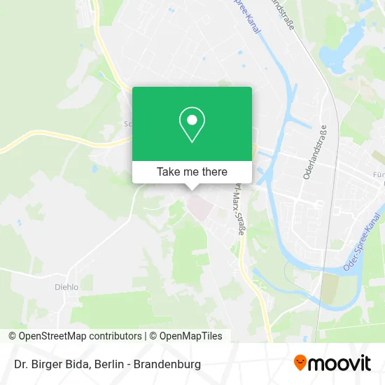 Dr. Birger Bida map