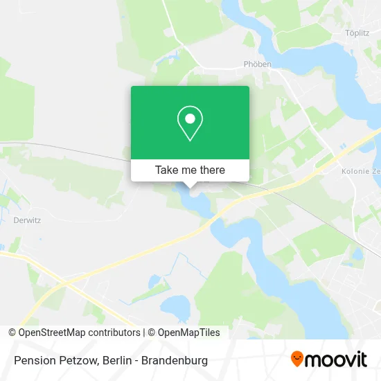 Pension Petzow map