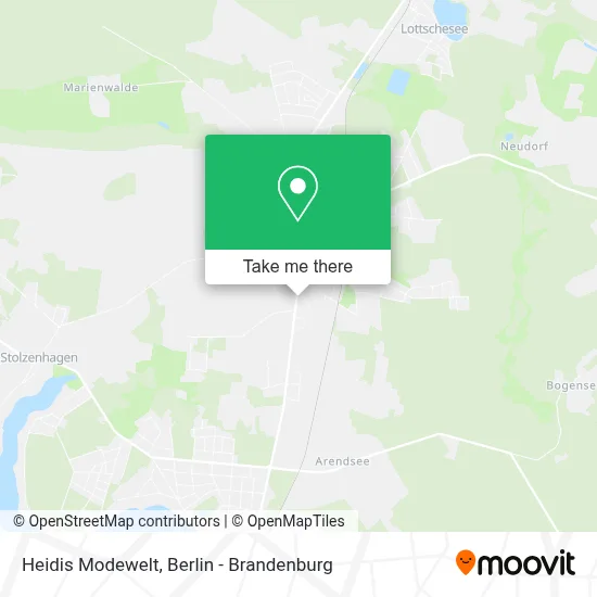 Heidis Modewelt map