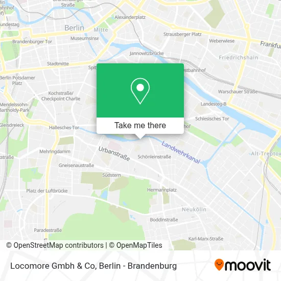 Locomore Gmbh & Co map
