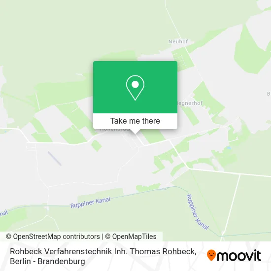 Rohbeck Verfahrenstechnik Inh. Thomas Rohbeck map