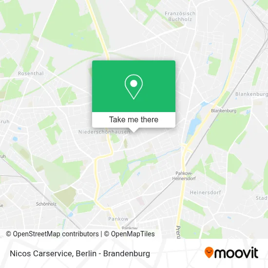 Nicos Carservice map