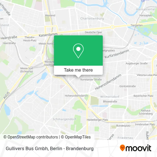 Gullivers Bus Gmbh map