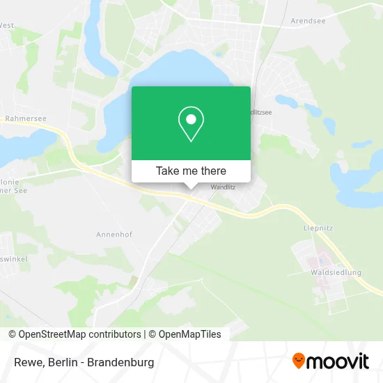 Rewe map