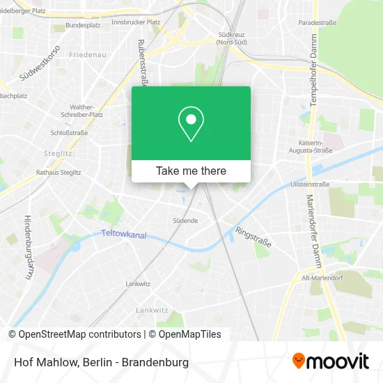 Hof Mahlow map