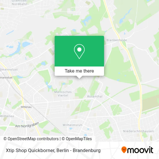 Xtip Shop Quickborner map