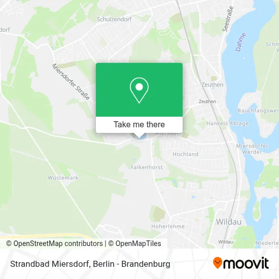 Strandbad Miersdorf map