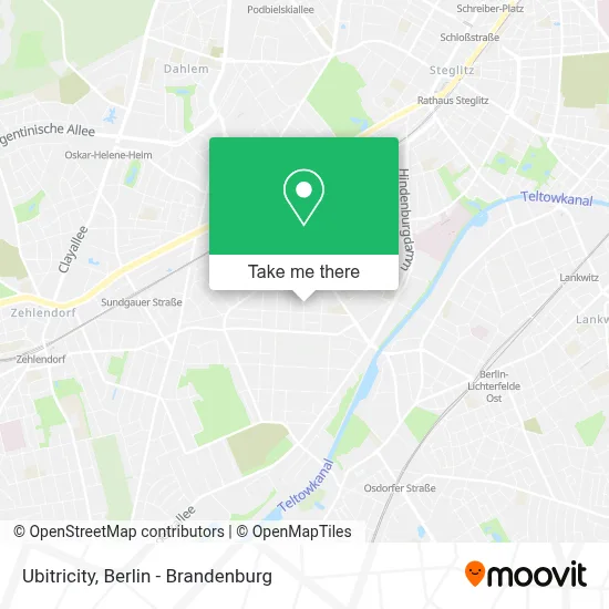 Ubitricity map