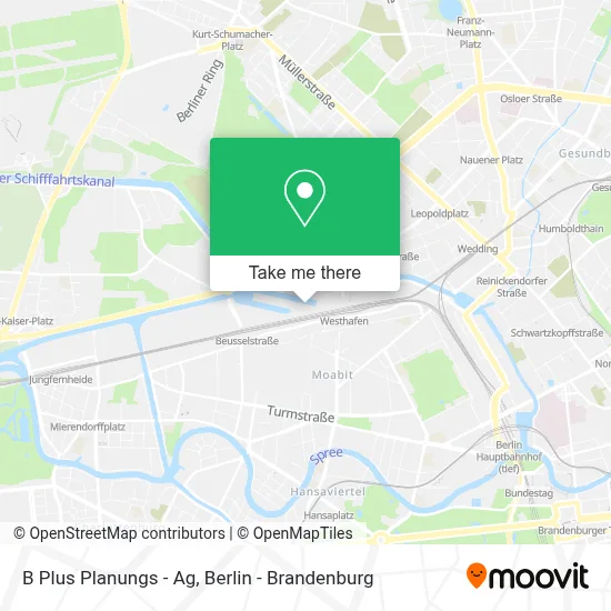 B Plus Planungs - Ag map