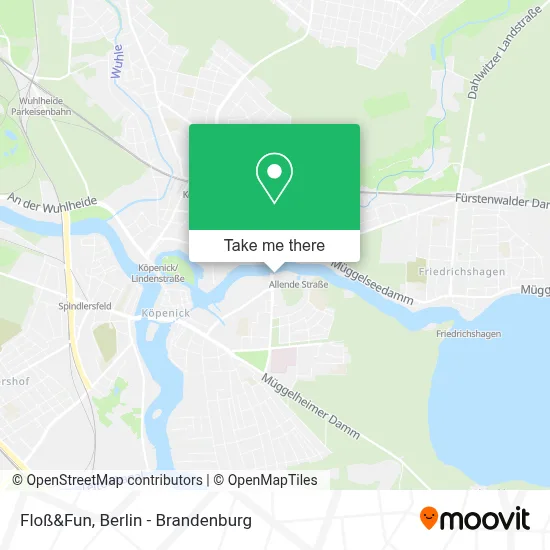 Floß&Fun map