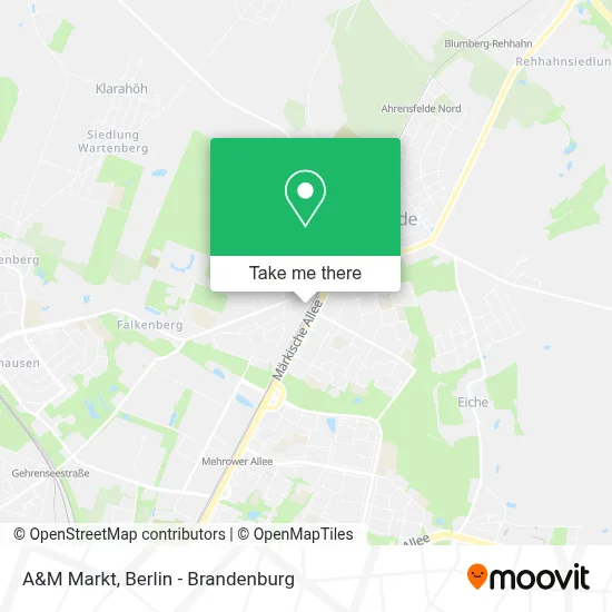 A&M Markt map