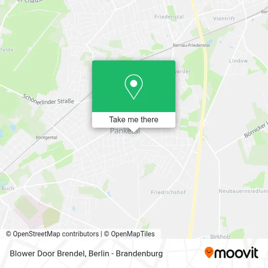 Blower Door Brendel map