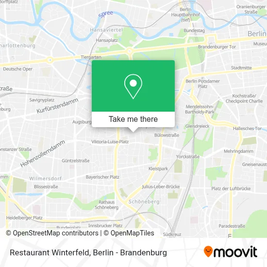 Restaurant Winterfeld map