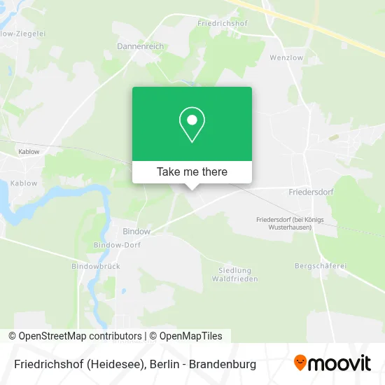 Friedrichshof (Heidesee) map