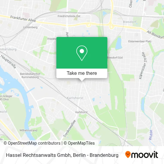 Hassel Rechtsanwalts Gmbh map