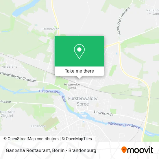 Ganesha Restaurant map