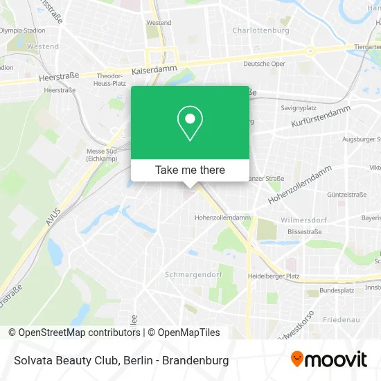 Solvata Beauty Club map
