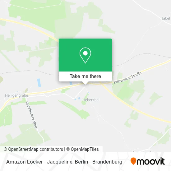 Amazon Locker - Jacqueline map